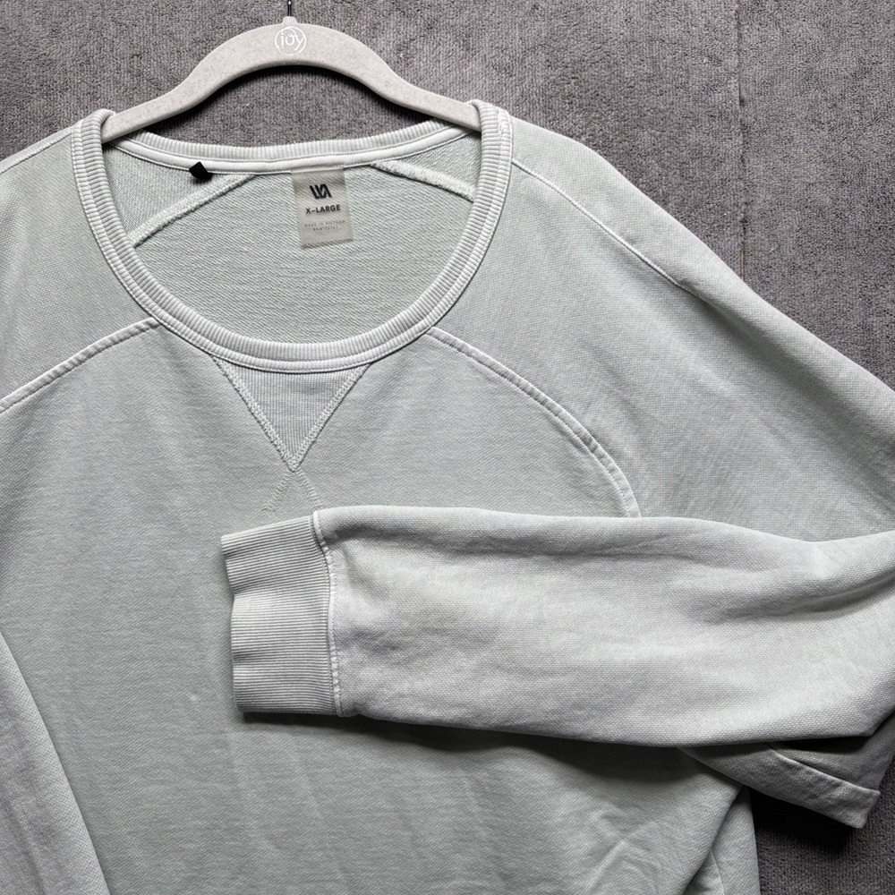 VRST Sweater Mens XL Light Green Pullover Long‎ Sleeve Lightweight Layer - Picture 3 of 8
